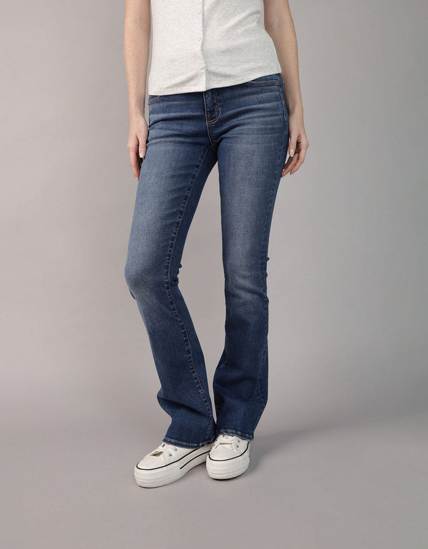 Jean Kick Bootcut de Tiro Bajo para Mujer - Generico