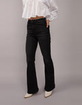 Jean Flare Tiro Alto Mujer AE - Negro 1432_5290_081_of