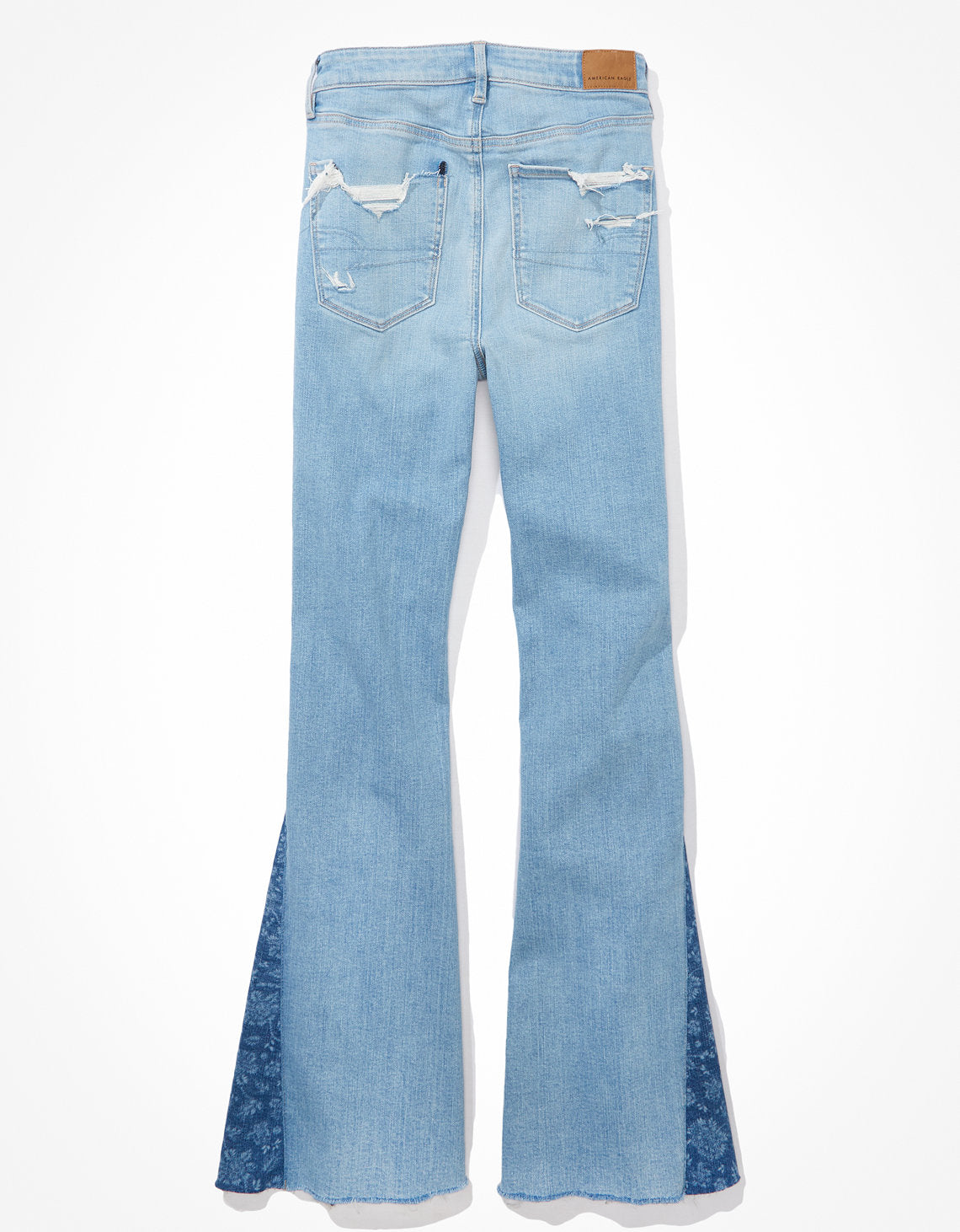 Jean Flare Tiro Alto Ae - Azul 1436_4135_893_b