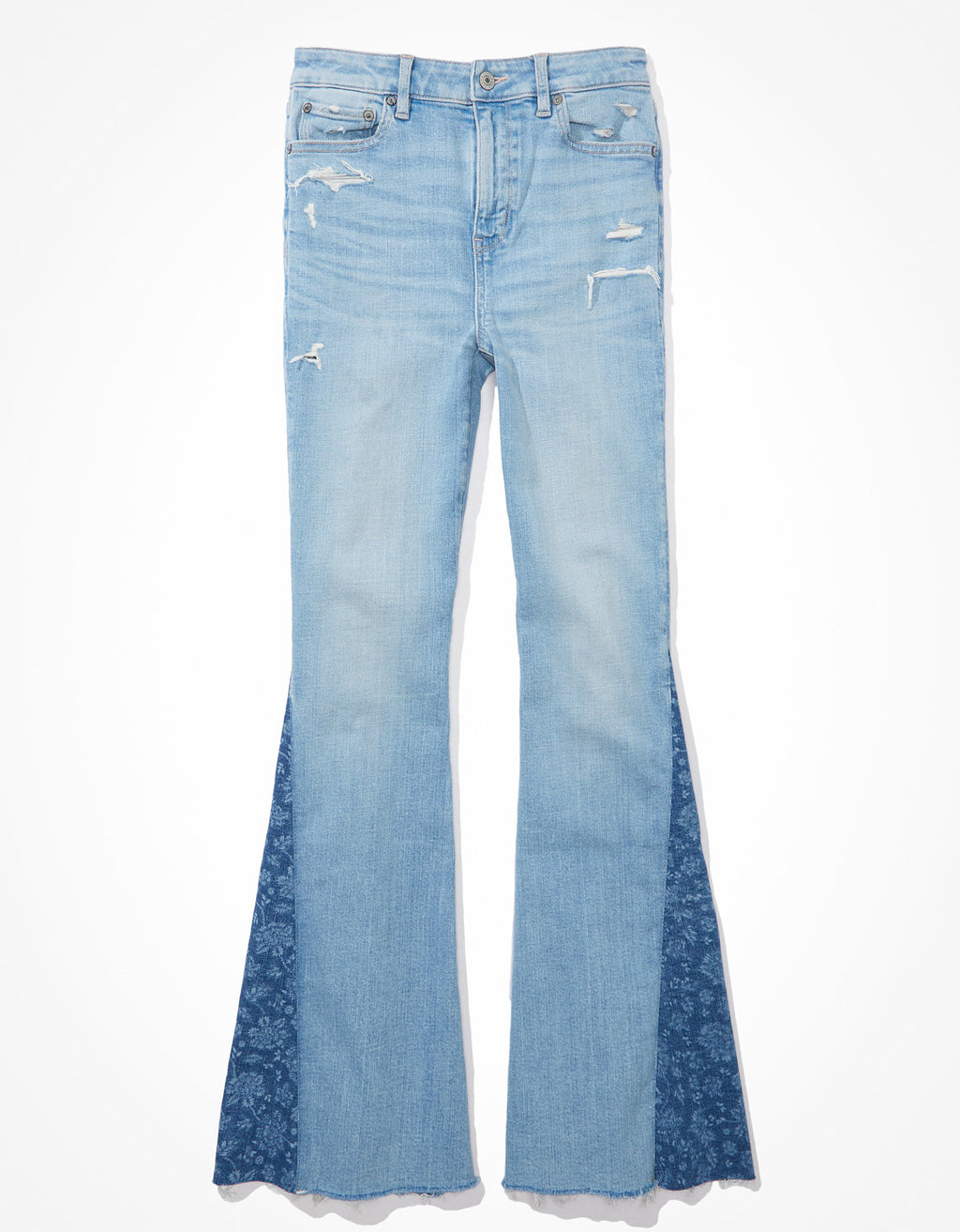 Jean Flare Tiro Alto Ae - Azul 1436_4135_893_f