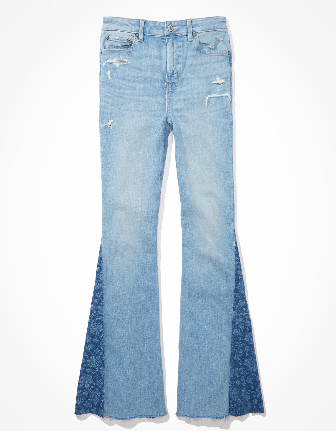 Jean Flare Tiro Alto Ae - Azul 1436_4135_893_f