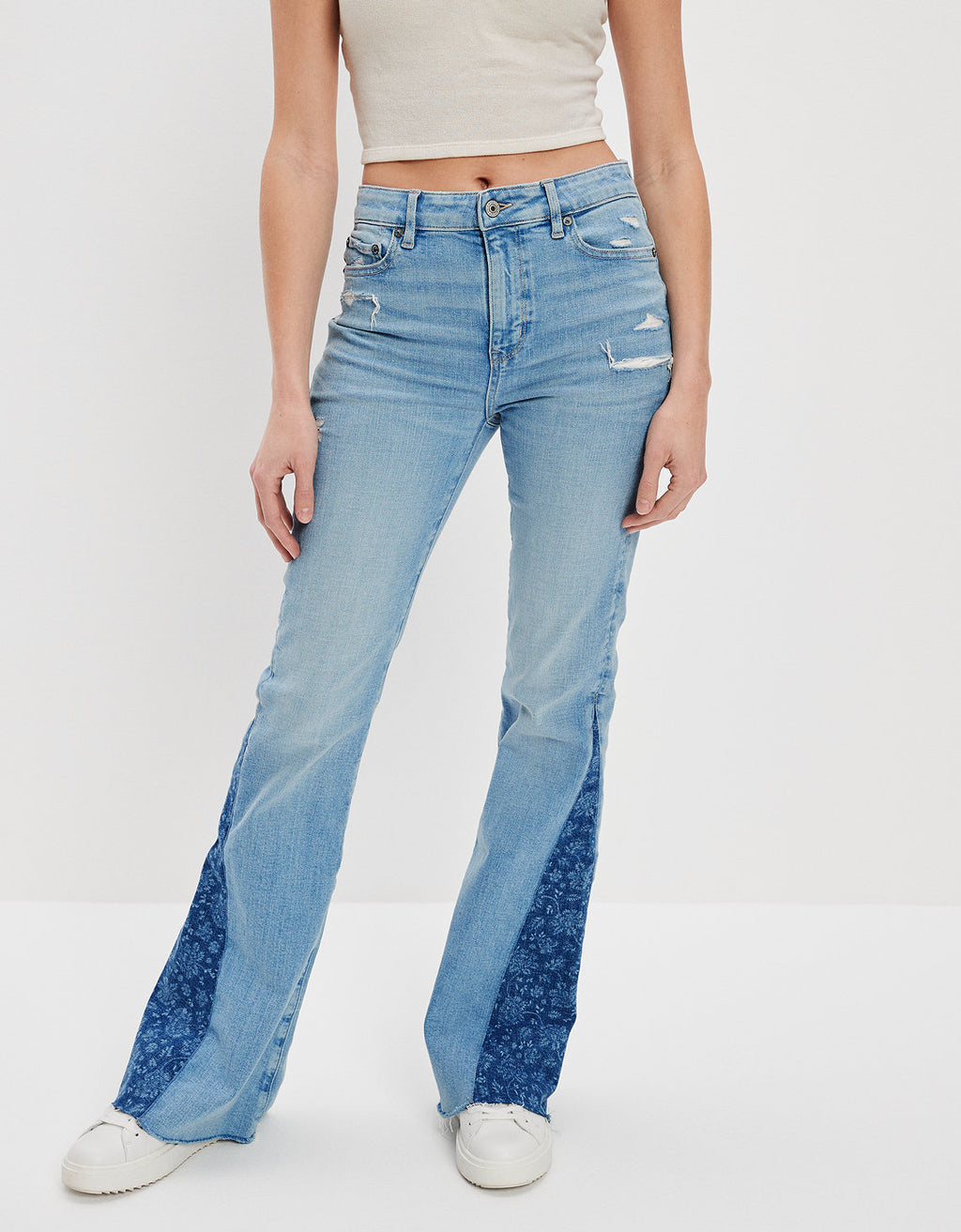 Jean Flare Tiro Alto Ae - Azul 1436_4135_893_of