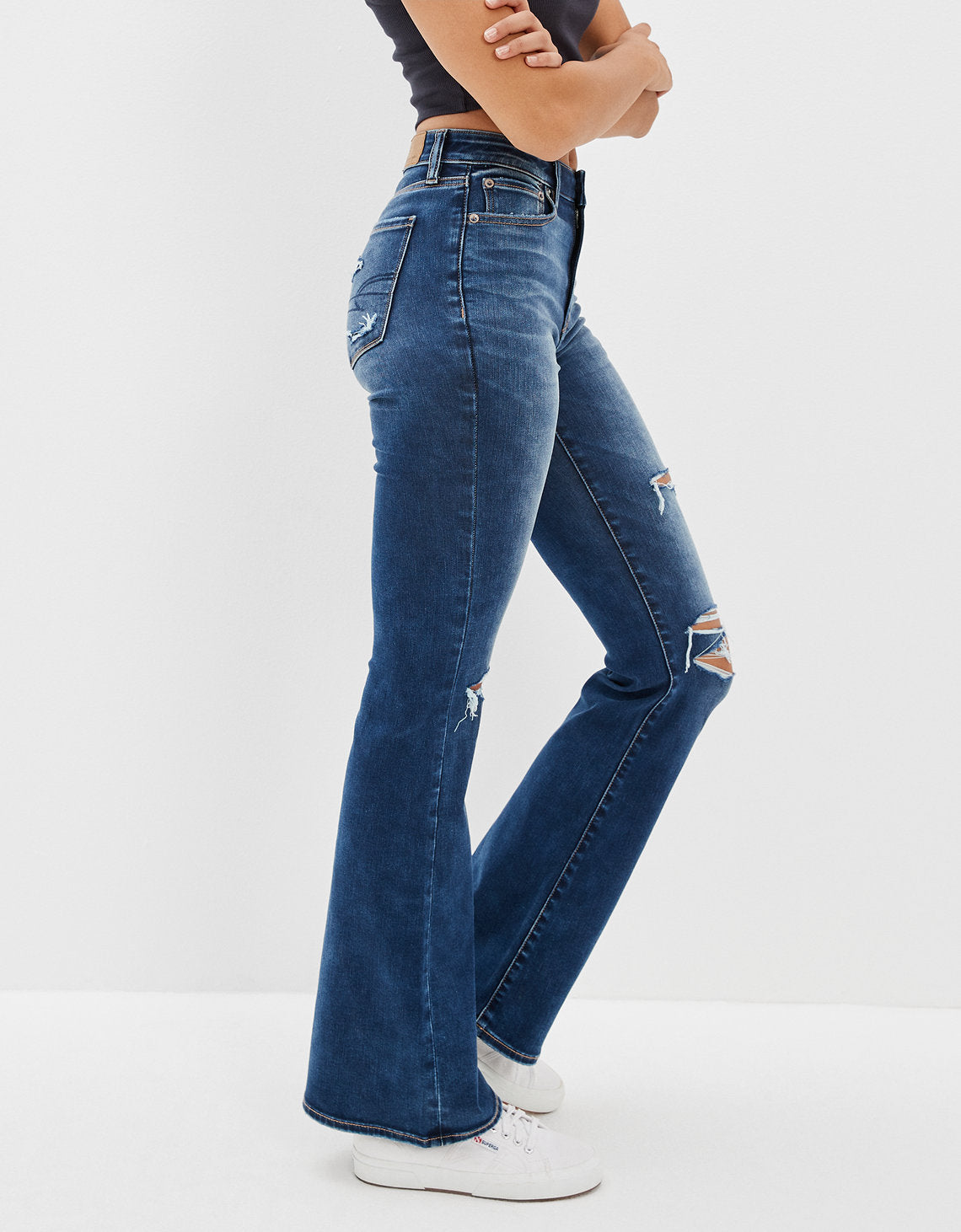 Jean Flare con Rotos Tiro Alto Ae - Generico 1436_4169_009_os