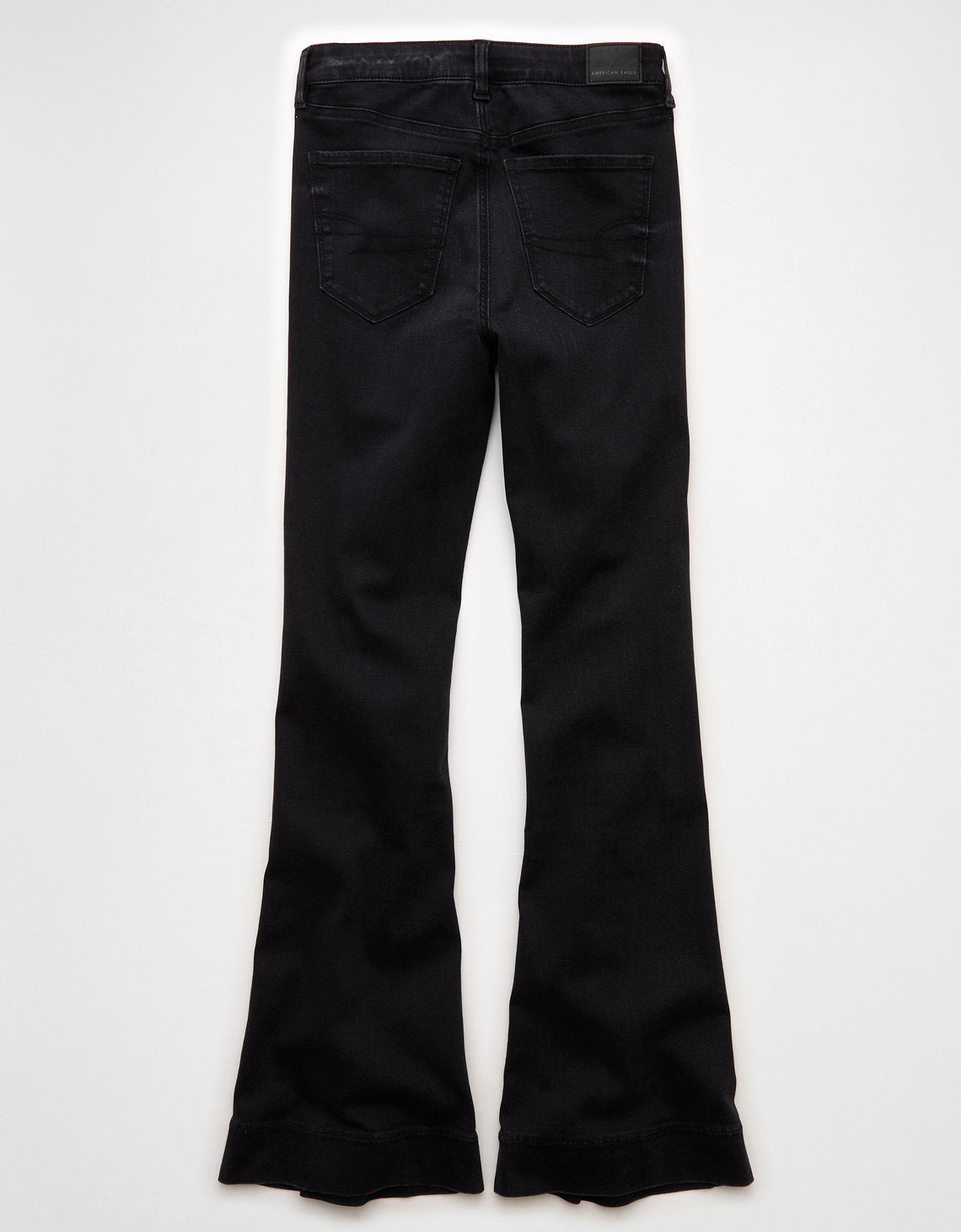 Jean Flare de tiro alto Ae - Negro 1436_5881_053_b