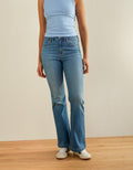 Jean Flare tiro alto Ae - Azul 1436_6275_857_of