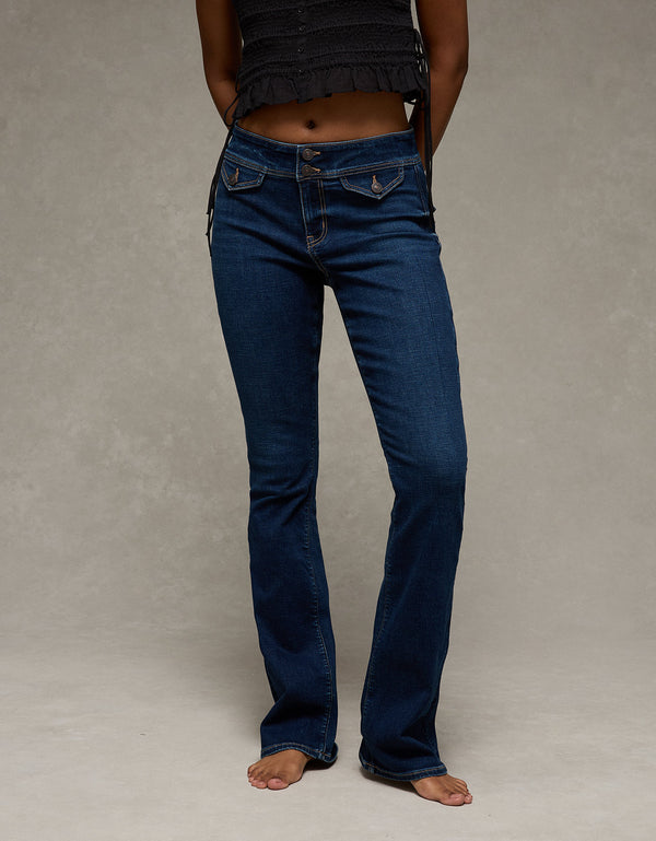 Jean Kick Bootcut de Tiro Bajo Ae - Azul