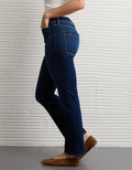Jean Crop Bootcut Kick de tiro alto Ae Next Level - Azul 1437_6059_521_os
