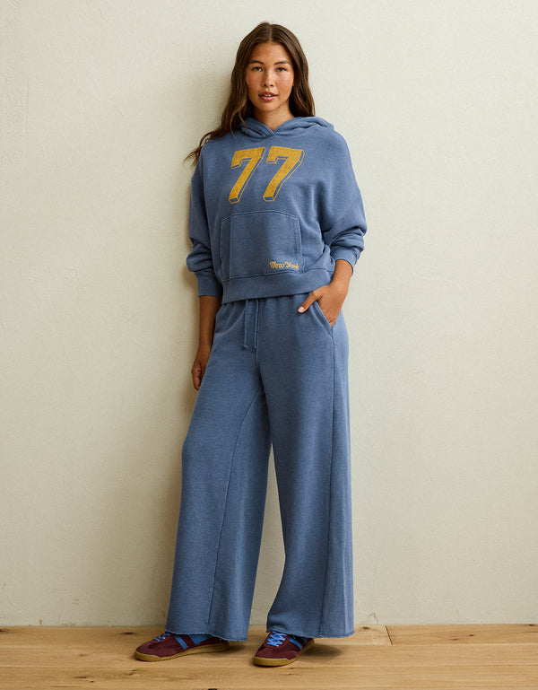 Sudadera con capucha Ae Campus - Azul