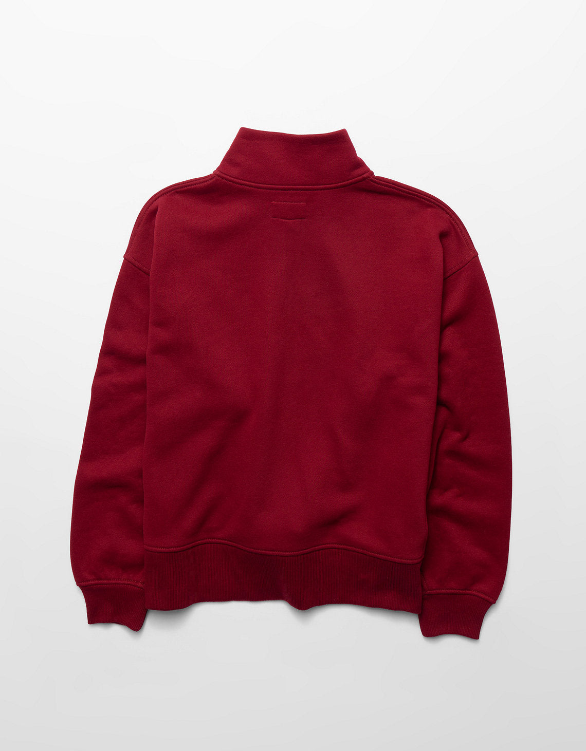 Sudadera de media cremallera de lujo diario Ae. - Vinotinto 1455_3279_601_b