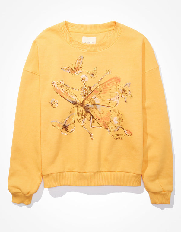 Sudadera Ae gráfica Funday  - Naranja