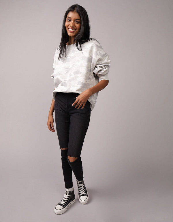 Buzo Oversized Ae - Azul