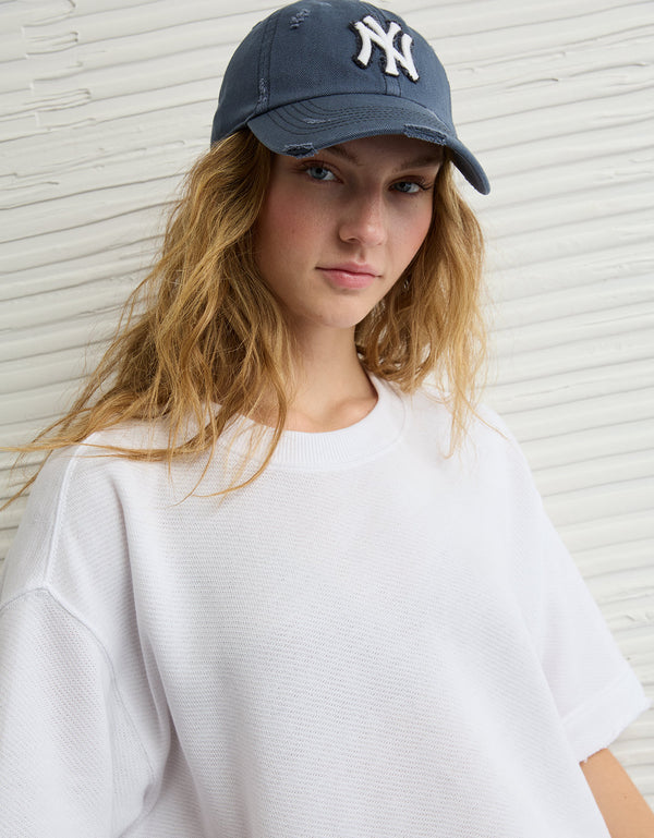 Camiseta Tipo Boxy Ae - Blanco