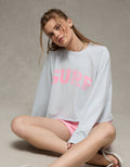 Sudadera Recortada con Corte Ceñido - Azul 1457_2962_321_of