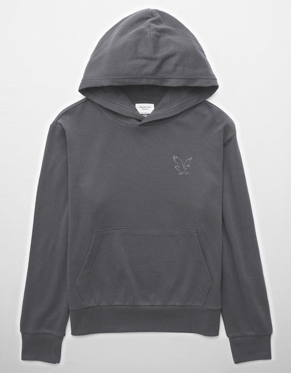 Buzo con Capucha  Ae - Gris