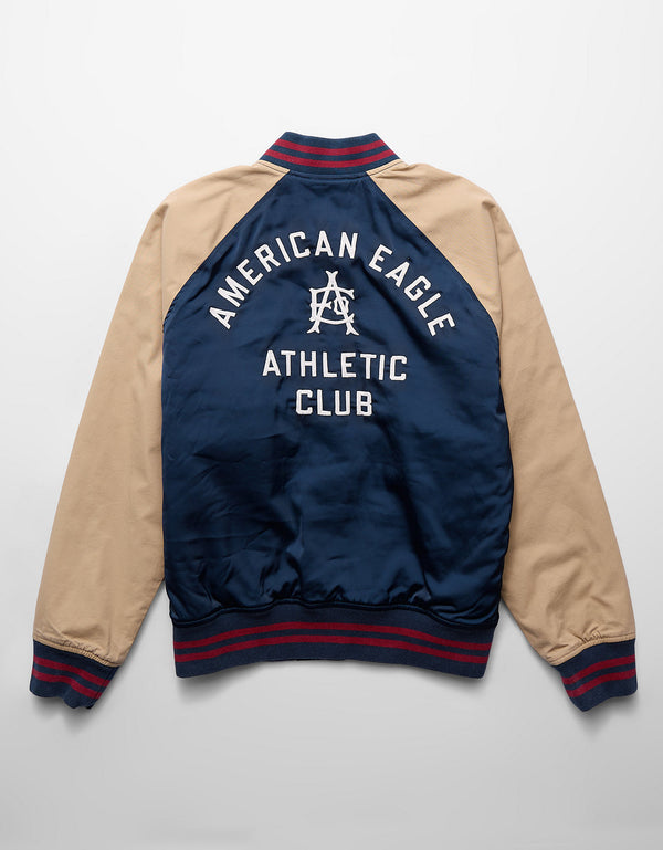 Chaqueta Universitaria Ae - Caqui