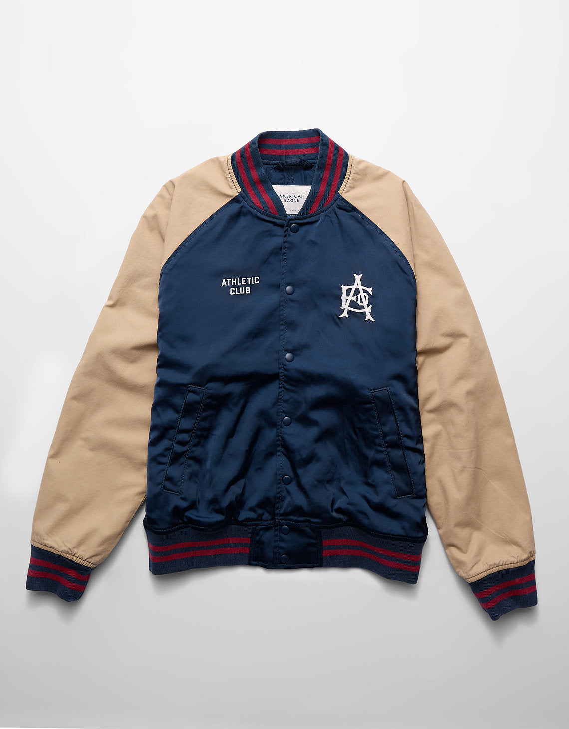 Chaqueta Universitaria Ae - Caqui 2101_1870_273_f