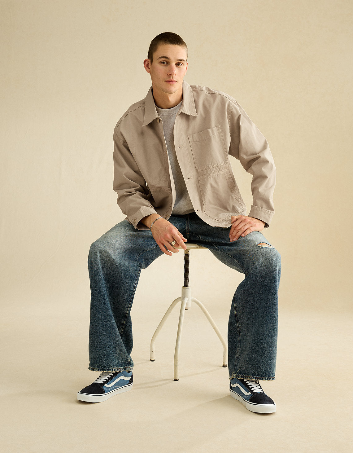 Chaqueta de camisa Ae - Caqui 2101_1882_212_d2