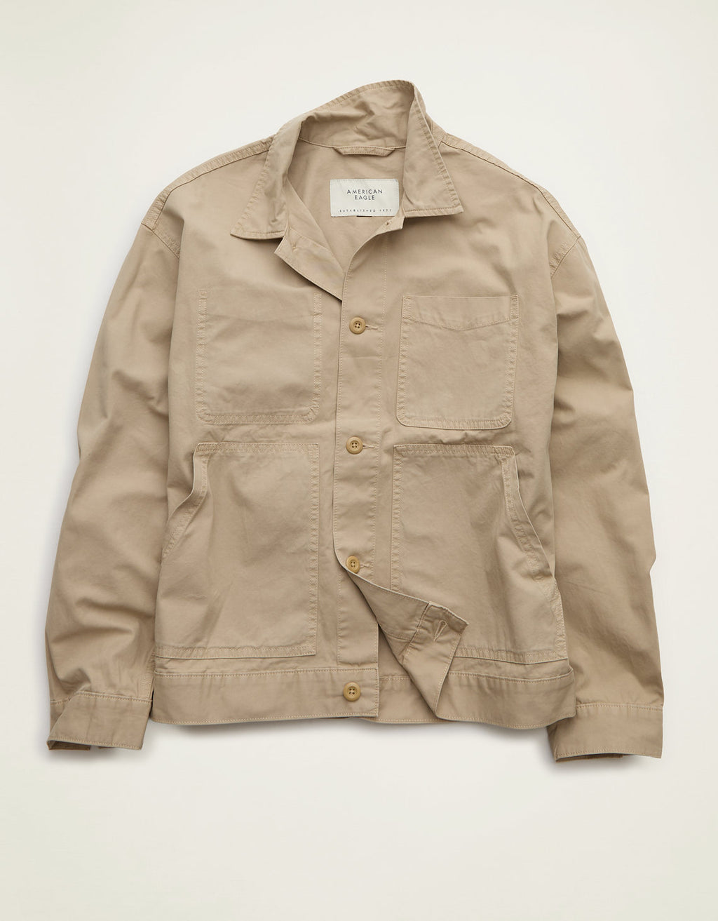 Chaqueta de camisa Ae - Caqui 2101_1882_212_f