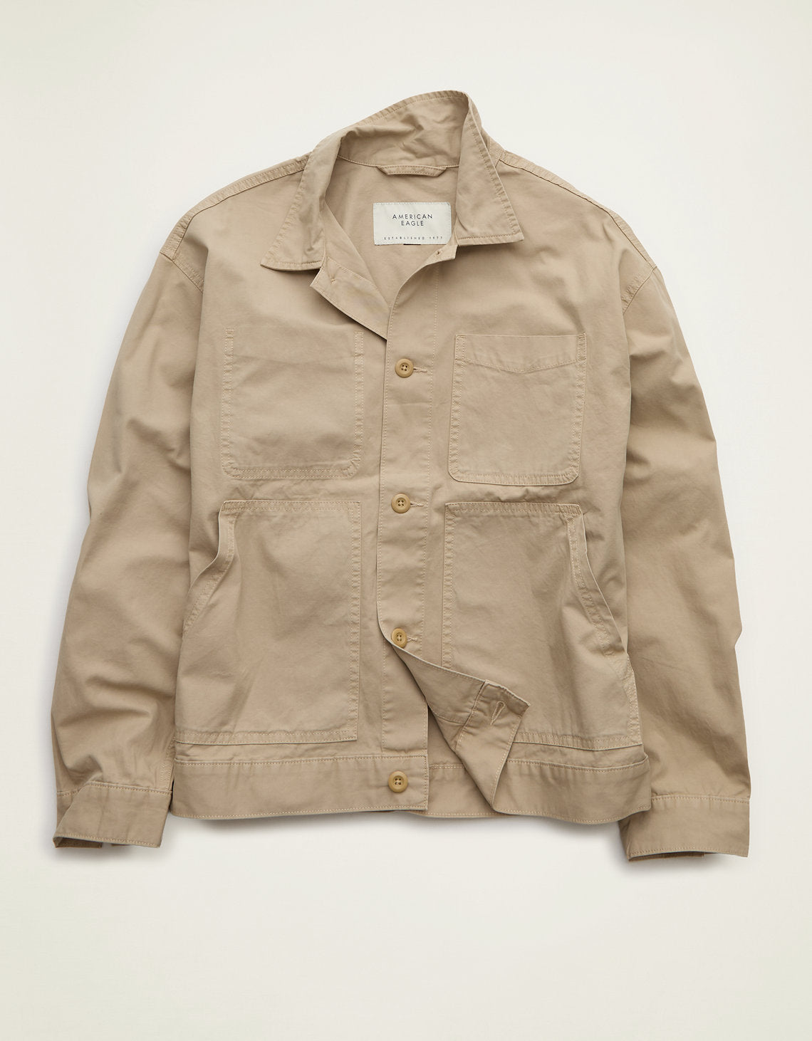 Chaqueta de camisa Ae - Caqui 2101_1882_212_f