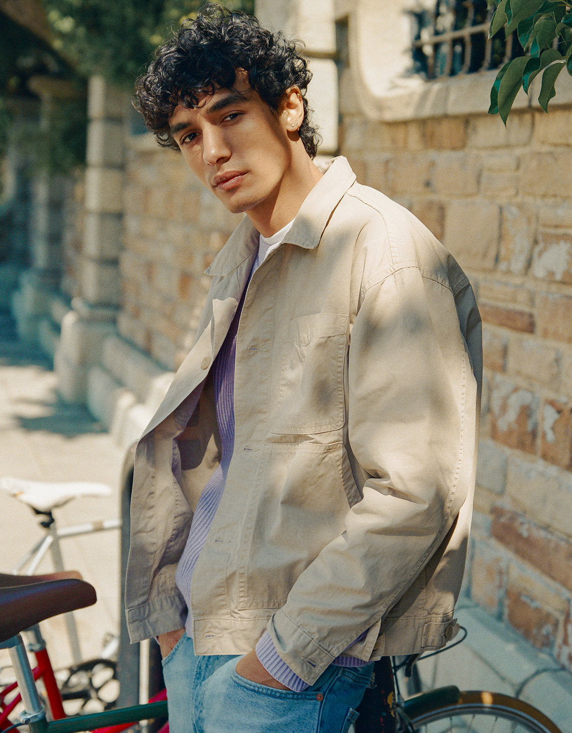 Chaqueta de camisa Ae - Caqui 2101_1882_212_l1