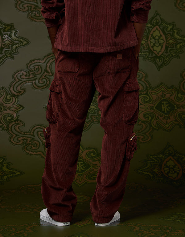 Ae x Tru Kolors Pantalón Cargo de Corduroy - Generico