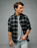 Camisa de franela Ae - Gris 2151_2821_020_of