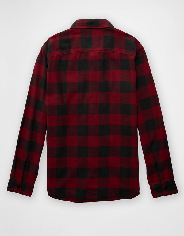 Camisa de franela Ae - Rojo