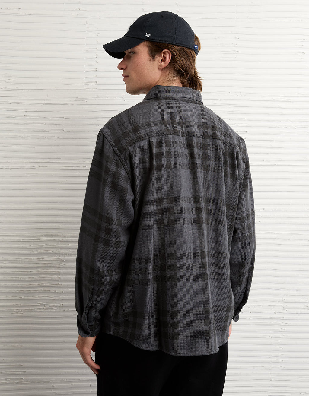 Camisa de Franela Ae - Café 2151_2895_200_ob