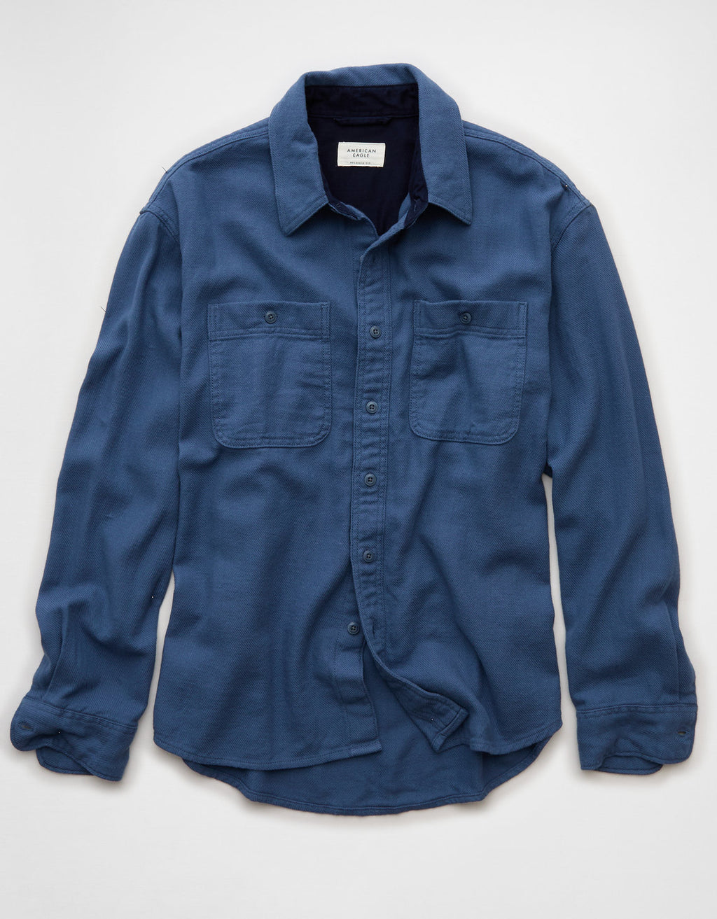 Camisa de Franela Ae - Azul 2151_2895_410_f