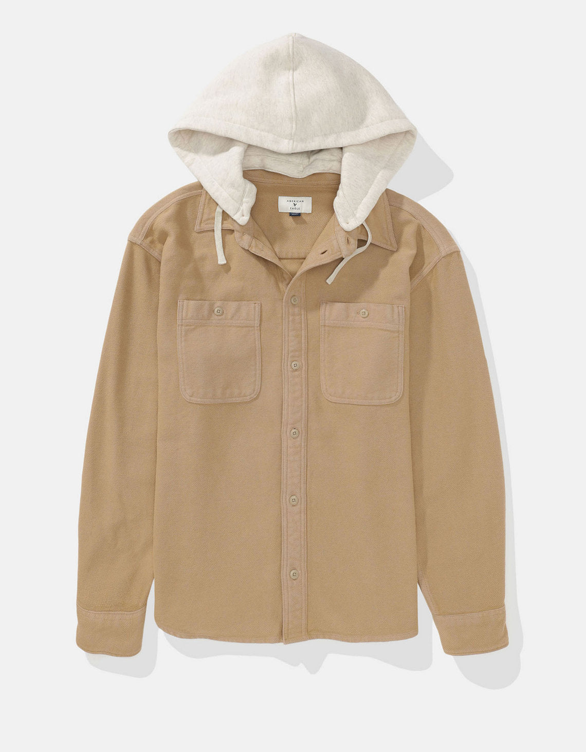 Sudadera con capucha Ae - Caqui 2153_2951_212_f