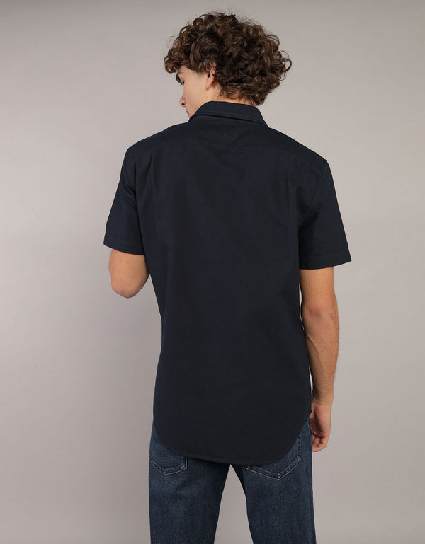 Camisa Manga Corta Ae - Azul