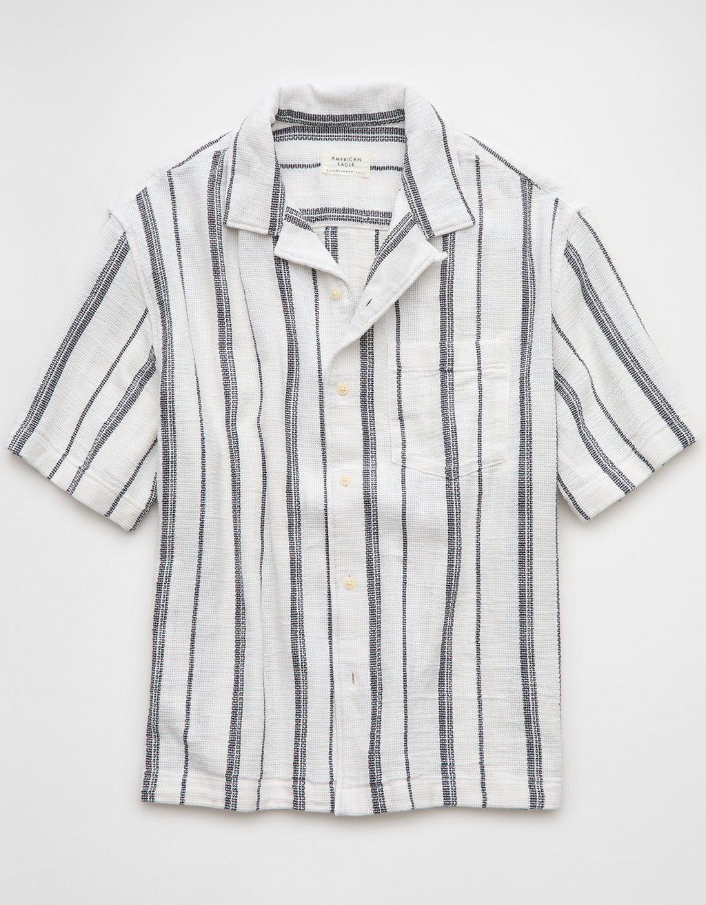 AE Camisa Rayada con Botones - Blanco 2154_2760_100_f