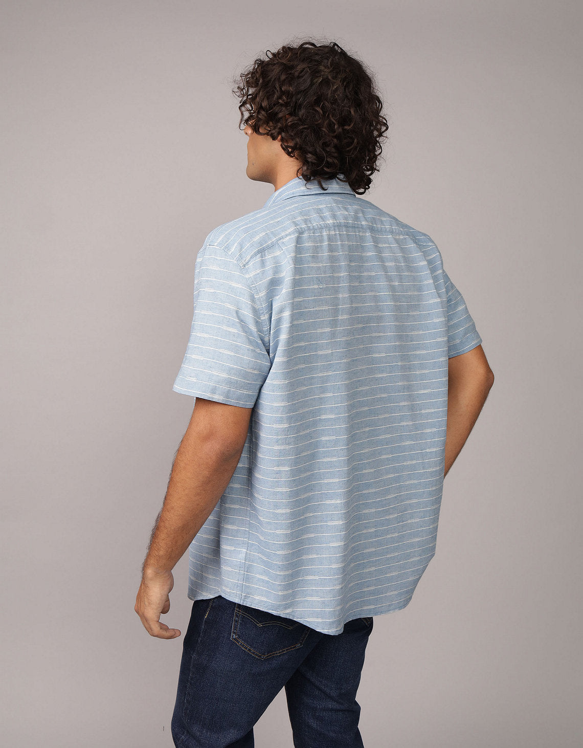 Camisa Manga Corta Ae - Azul 2154_2893_401_ob