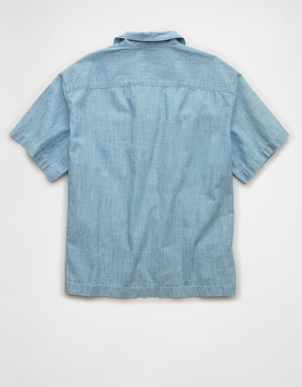Camisa Camp Collar de manga corta y relaxed fit Ae - Azul 2154_3140_401_b