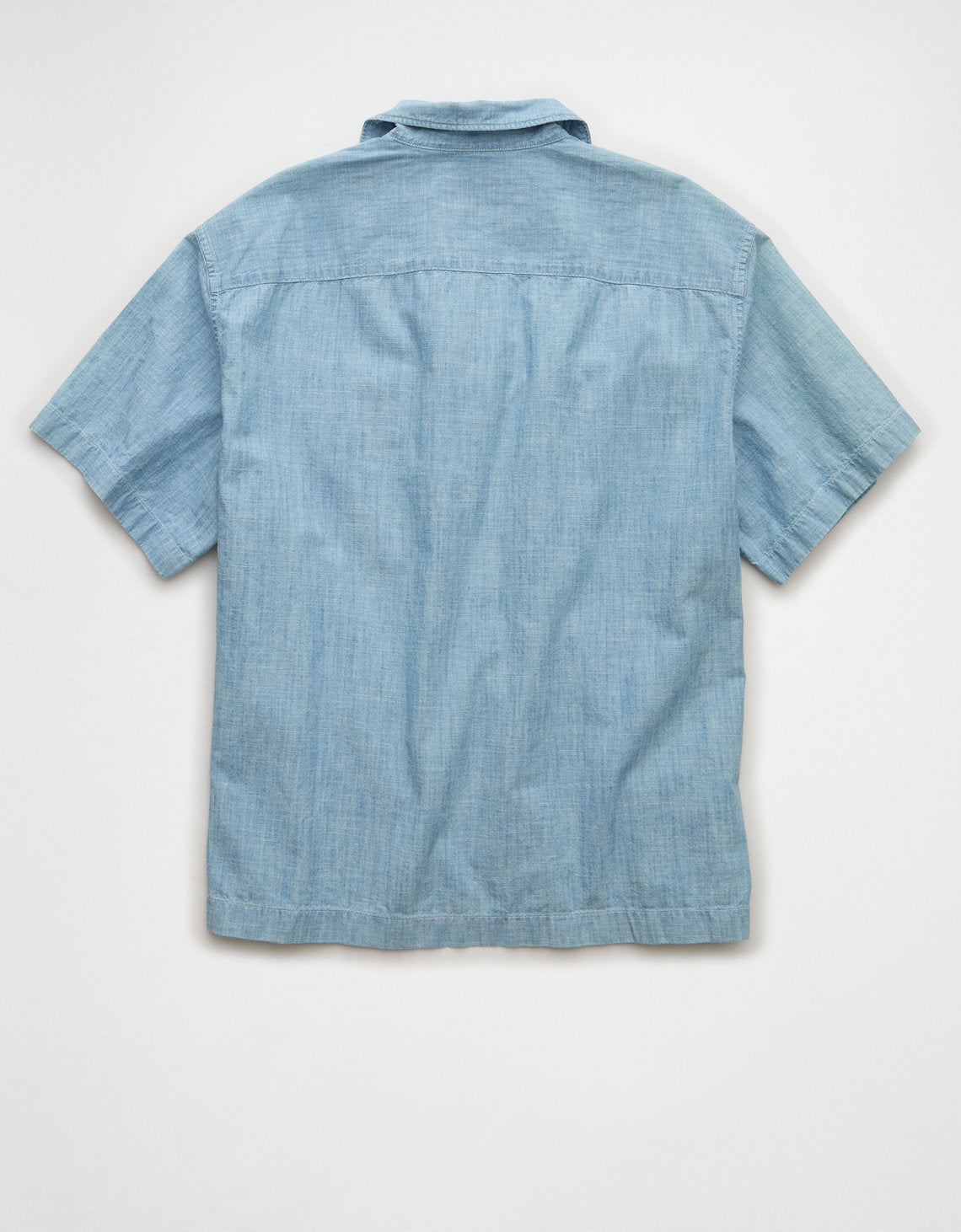 Camisa Camp Collar de manga corta y relaxed fit Ae - Azul 2154_3140_401_b