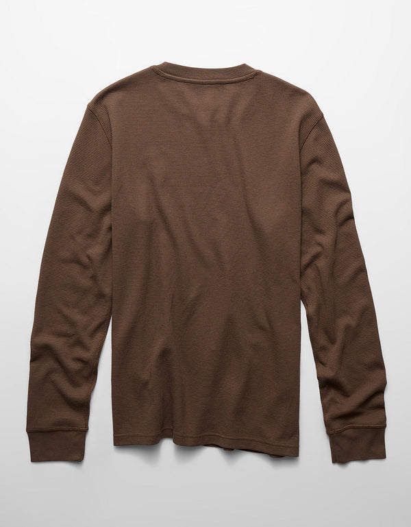 Camiseta térmica de manga larga Ae - Café