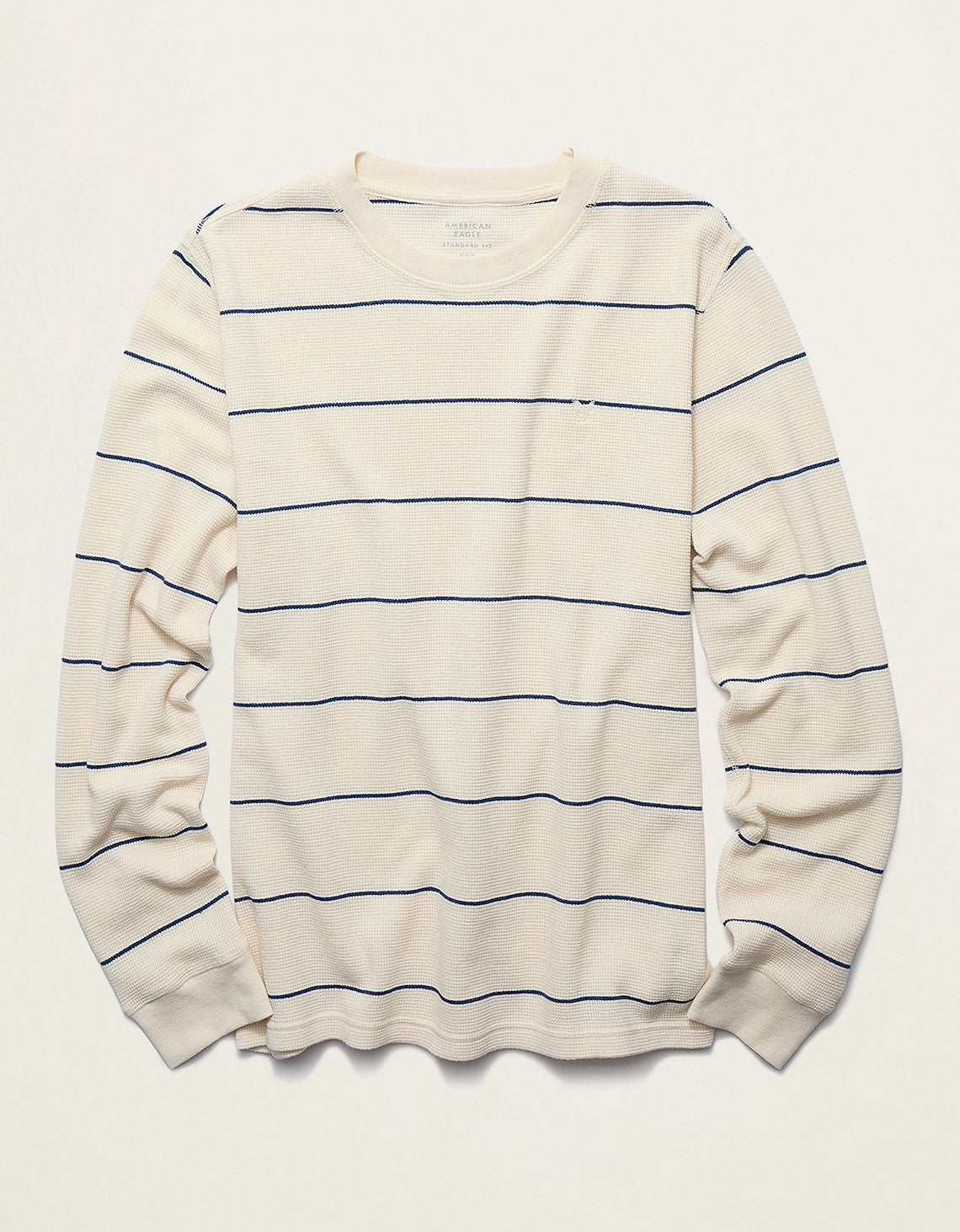 Camiseta térmica de manga larga a rayas - Beige 2171_5299_106_f