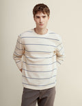 Camiseta térmica de manga larga a rayas - Beige 2171_5299_106_of