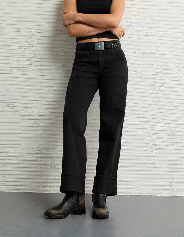 Pantalón Stovepipe Ae - Negro