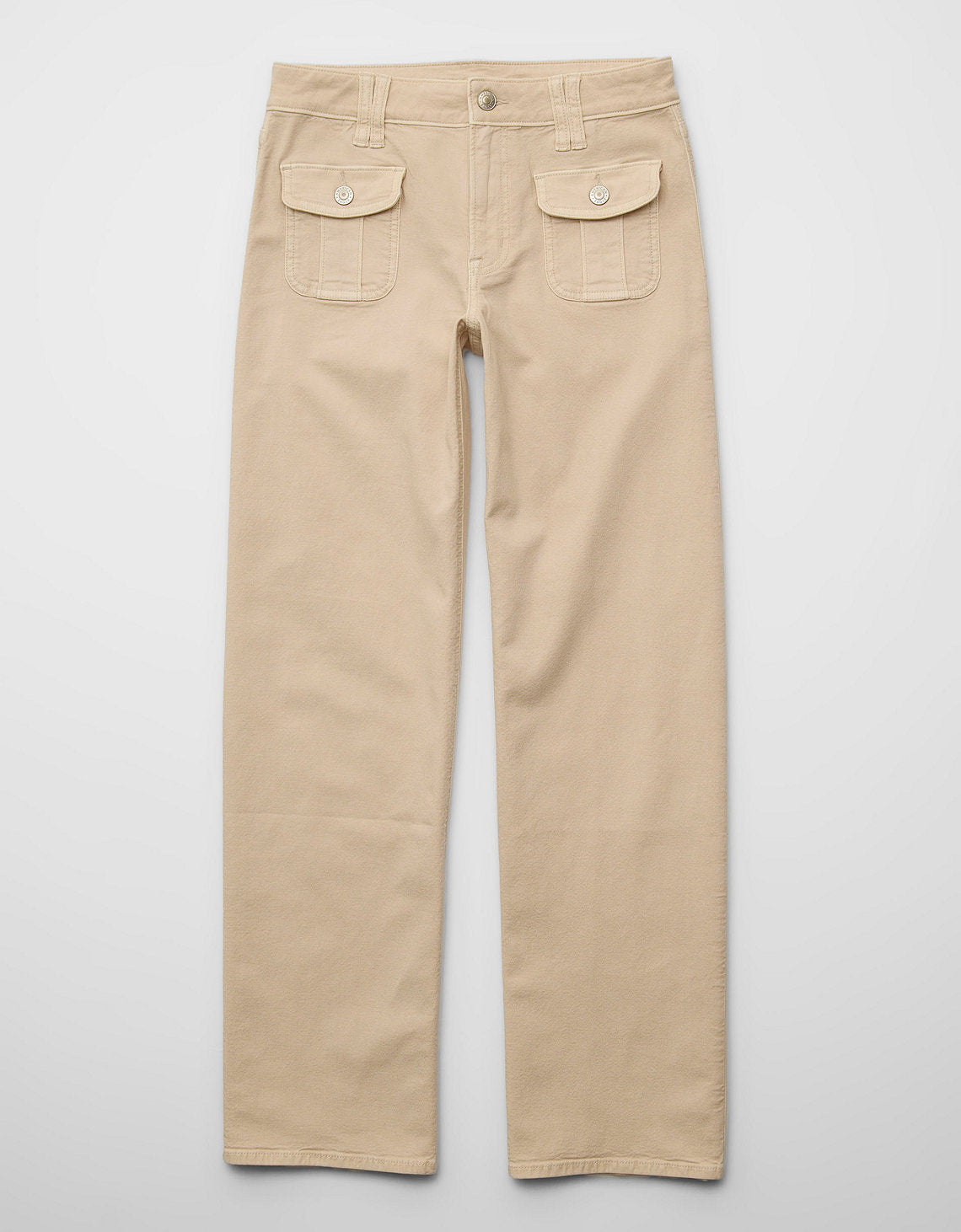 Jean AE Stretch de pierna recta de tiro alto. - Blanco 2325_5750_141_f