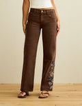 Jeans Stovepipe de talle alto de AE - Café 2325_5912_200_of