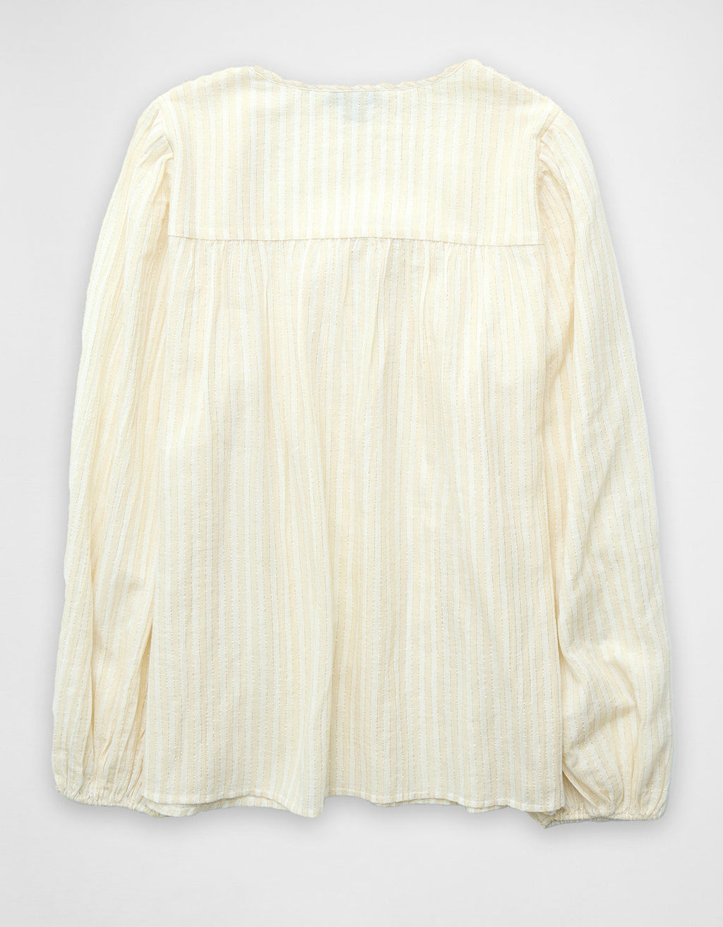 Blusa de manga larga con pliegues - Generico 2351_6303_207_b