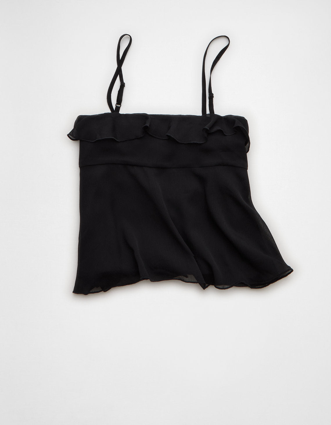 Camiseta sin mangas con volante - Negro 2351_6503_001_b