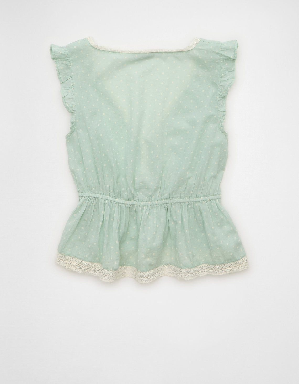 Blusa con Volantes y Ribete de Encaje - Generico 2351_6601_313_b