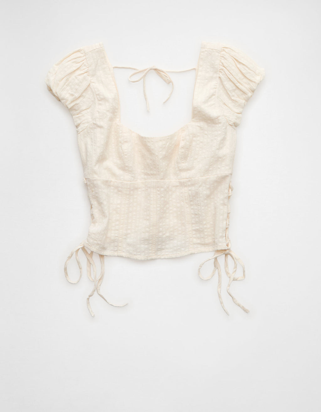 Blusa con cordones laterales Ae - Generico 2351_6641_131_f