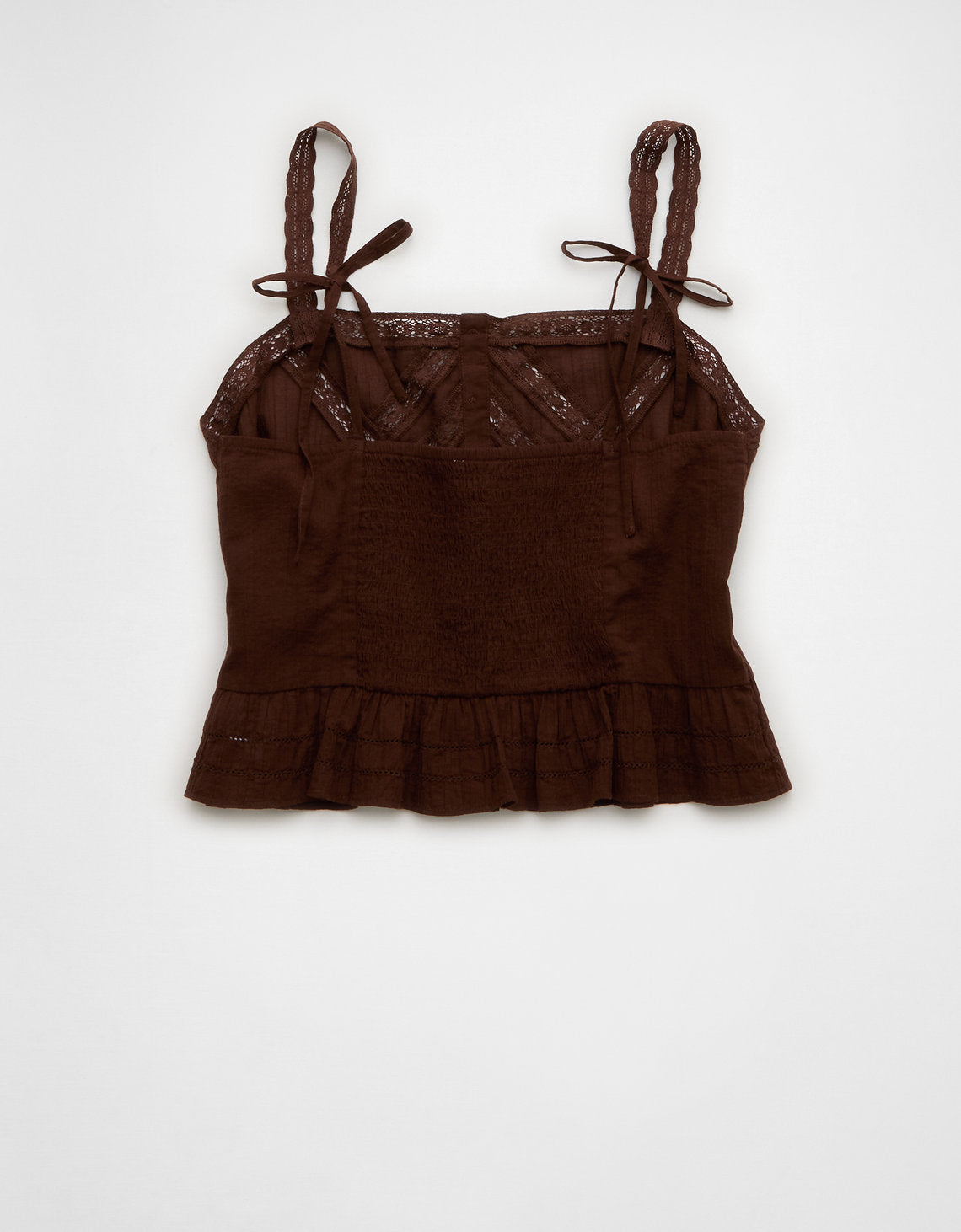 Camiseta ajustada con peplum - Café 2351_6768_285_b