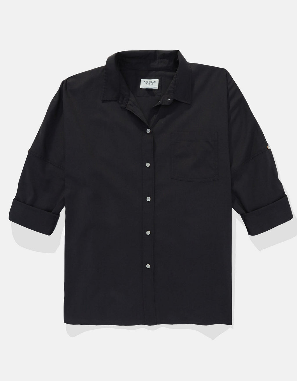 Camisa AE manga larga para mujer - Negro 2353_5971_001_f