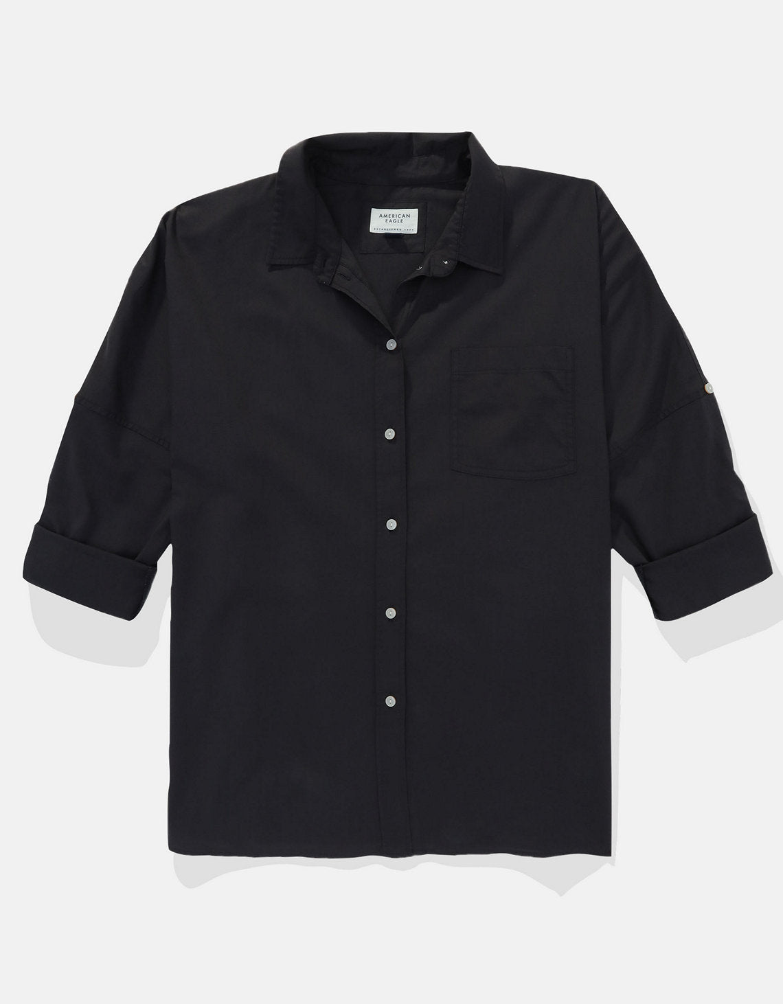 Camisa AE manga larga para mujer - Negro 2353_5971_001_f