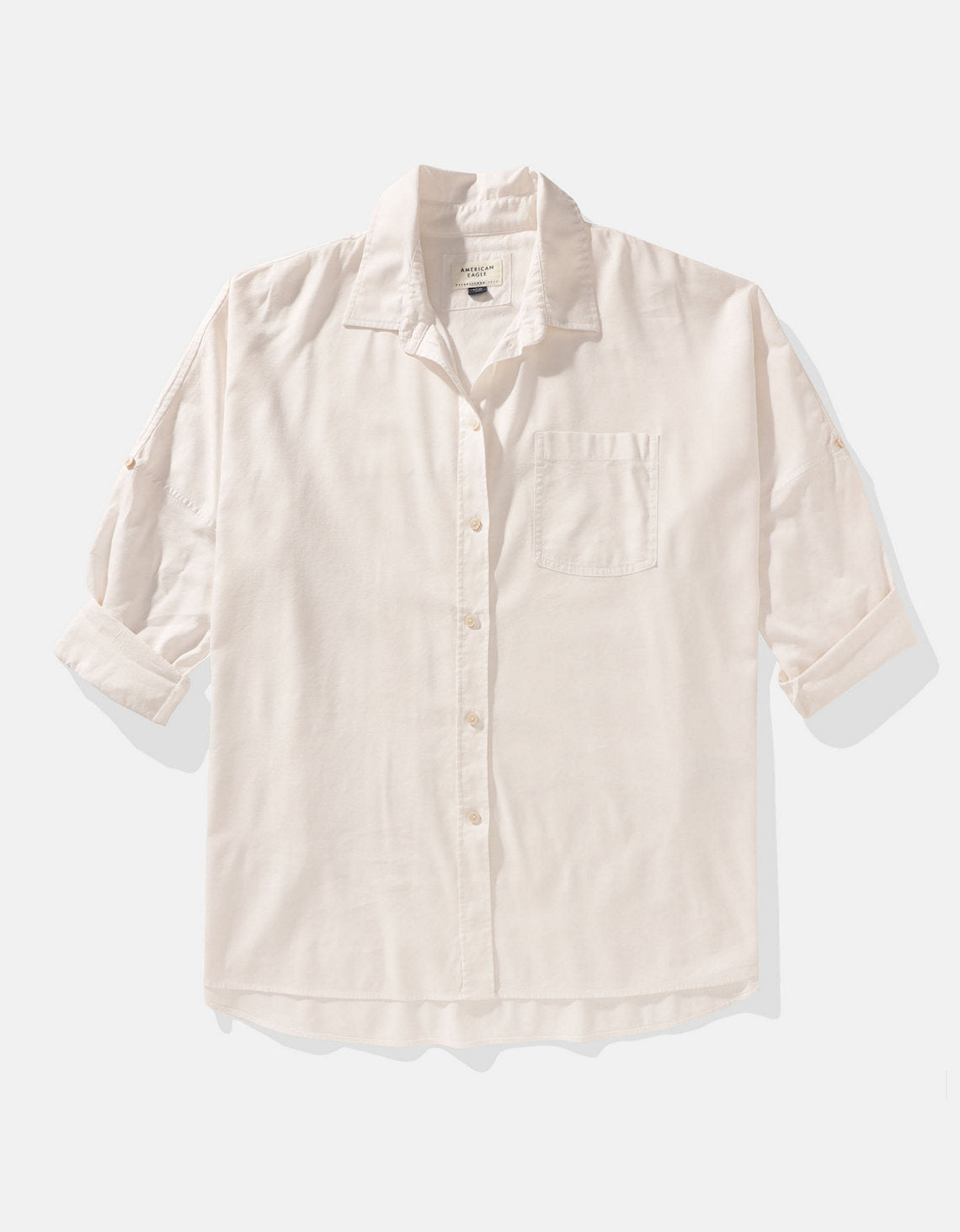 Camisa AE manga larga para mujer - Blanco 2353_5971_100_f