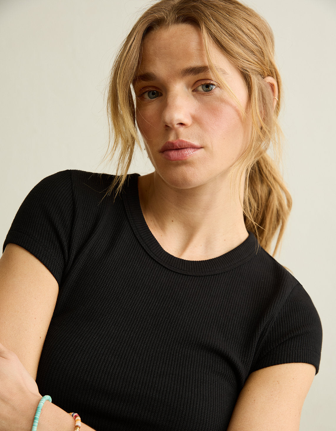 Camiseta de Gofre para Bebé - Negro 2370_1713_073_d2